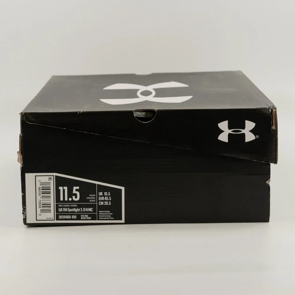 Under Armour Team Spotlight 2.0 N MC 3026480-100 Football Cleats size 10 - 14